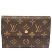 Pre-owned Canvas wallets Louis Vuitton Vintage , Brown , Dames