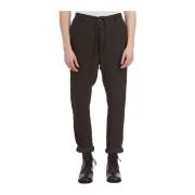 Linnen Wijde Pijp Broek Poeme Bohemien , Gray , Heren