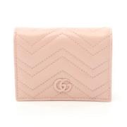 Pre-owned Leather wallets Gucci Vintage , Pink , Dames