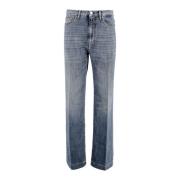 Denim Broek met Rechte Pijp Nine In The Morning , Blue , Dames