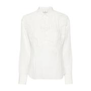 Stijlvolle Shirt met Uniek Ontwerp Ermanno Scervino , White , Dames