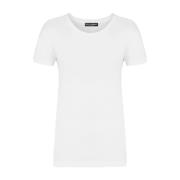 Casual Katoenen T-Shirt Dolce & Gabbana , White , Dames