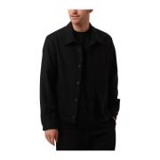 Wol Hybride Jas Zwart Selected Homme , Black , Heren