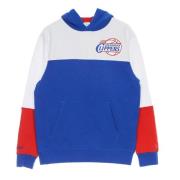 NBA Fusion Fleece Hoodie Mitchell & Ness , Blue , Heren