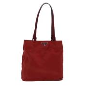 Pre-owned Nylon handbags Prada Vintage , Red , Dames