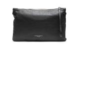 Zwarte Hermy Clutch Tas Gianni Chiarini , Black , Dames