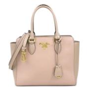 Pre-owned Leather prada-bags Prada Vintage , Pink , Dames