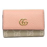 Pre-owned Leather wallets Gucci Vintage , Pink , Dames