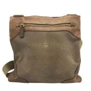 Pre-owned Leather prada-bags Prada Vintage , Beige , Dames