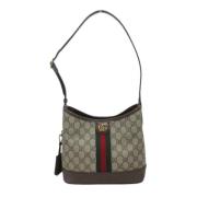 Pre-owned Canvas gucci-bags Gucci Vintage , Beige , Dames