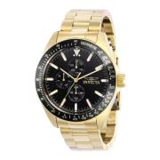 Aviator Heren Quartz Horloge Invicta Watches , Yellow , Heren