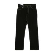 Jacquard logo zwarte denim jeans Casablanca , Black , Heren