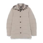 Lichtgrijs Hooded Pufferjas Montecore , Gray , Heren