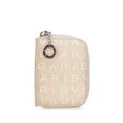 Pre-owned Canvas wallets Bvlgari Vintage , Beige , Dames