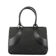 Pre-owned Canvas handbags Gucci Vintage , Black , Dames