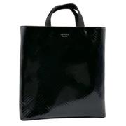 Pre-owned Leather prada-bags Prada Vintage , Black , Dames