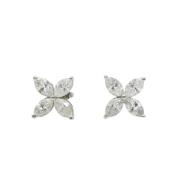 Pre-owned Metal earrings Tiffany & Co. Pre-owned , Gray , Dames