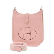 Pre-owned Leather shoulder-bags Hermès Vintage , Pink , Dames