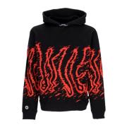 Zwart/Rood Lichtgewicht Hoodie Octopus , Black , Heren