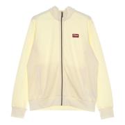 Hoge Hals Rits Sweatshirt Lichtgewicht Jas Fila , Beige , Heren