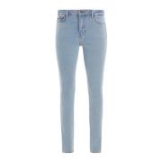 Slim Fit Denim Broek Guess , Blue , Dames