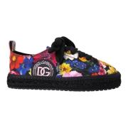 Bloemen Canvas Espadrilles Sneakers Dolce & Gabbana , Multicolor , Dam...