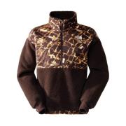 Bruin Winter Olympische Geodetische Print Fleece The North Face , Brow...