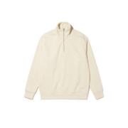 Moderne Half Zip Sweater Denham , White , Heren