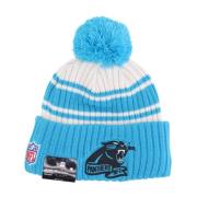 Carolina Panthers Pom Pom Beanie Hat New Era , Blue , Heren