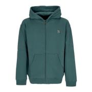 Volledige rits hoodie Pine lange mouw HUF , Green , Heren