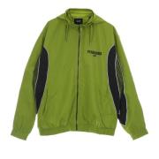 Groene Track Jacket met reflecterende details HUF , Green , Heren