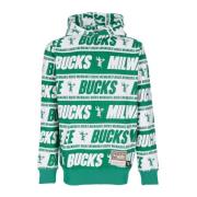 NBA Teamwrap Hardwood Classics Hoodie Mitchell & Ness , Green , Heren