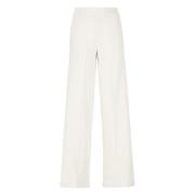 Ivoor Ribfluwelen Broek voor Vrouwen D.Exterior , Beige , Dames