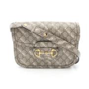 Pre-owned Leather gucci-bags Gucci Vintage , Beige , Dames