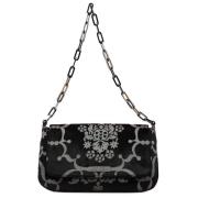 Pre-owned Fabric handbags Gucci Vintage , Black , Dames