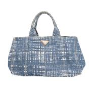 Pre-owned Fabric prada-bags Prada Vintage , Blue , Dames