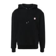 Stijlvolle Sweatshirt voor Mannen Maison Kitsuné , Black , Heren