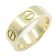 Pre-owned Fabric rings Cartier Vintage , Yellow , Dames