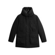 Arctic Parka in Zwart Poly Twill Woolrich , Black , Heren