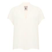 Ivoor Shirt Collectie Semicouture , Beige , Dames