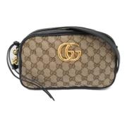 Pre-owned Leather gucci-bags Gucci Vintage , Beige , Dames