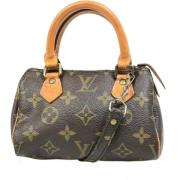 Pre-owned Canvas louis-vuitton-bags Louis Vuitton Vintage , Brown , Da...