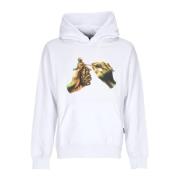 Witte hoodie met kangoeroezak Propaganda , White , Heren