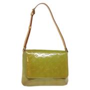 Pre-owned Leather louis-vuitton-bags Louis Vuitton Vintage , Green , D...