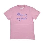 Dames T-shirt korte mouw Waar is mijn roos MC2 Saint Barth , Pink , Da...