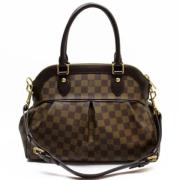 Pre-owned Fabric handbags Louis Vuitton Vintage , Brown , Dames