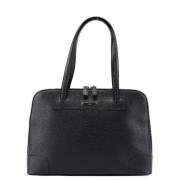 Pre-owned Leather handbags Gucci Vintage , Black , Dames