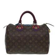 Pre-owned Canvas louis-vuitton-bags Louis Vuitton Vintage , Brown , Da...