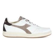 Elite Torino Leren Sneakers Diadora , White , Heren