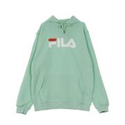 Groene Kangoeroe Hoodie Lange Mouw Sweatshirt Fila , Green , Heren